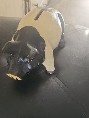 Vintage Cast Iron Piggy Back
